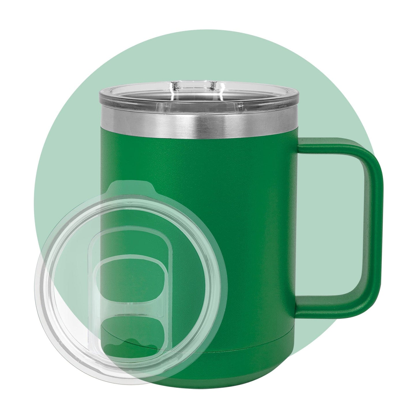 Polar Camel 15 oz. Travel Mug with Slider Lid