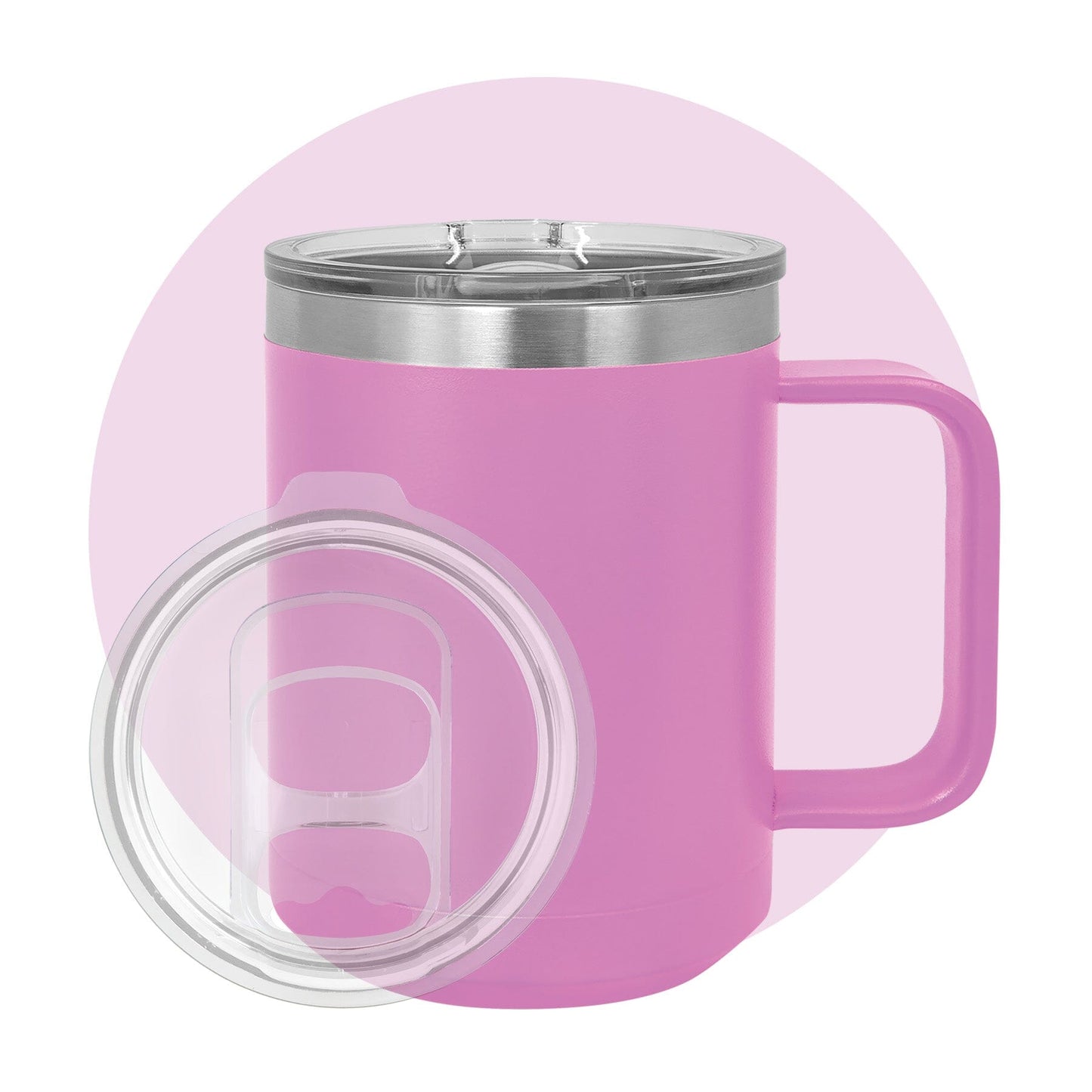 Polar Camel 15 oz. Travel Mug with Slider Lid