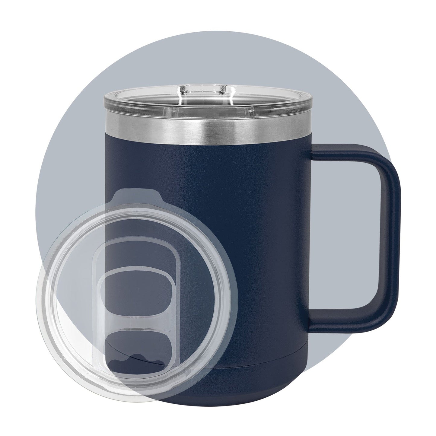 Polar Camel 15 oz. Travel Mug with Slider Lid