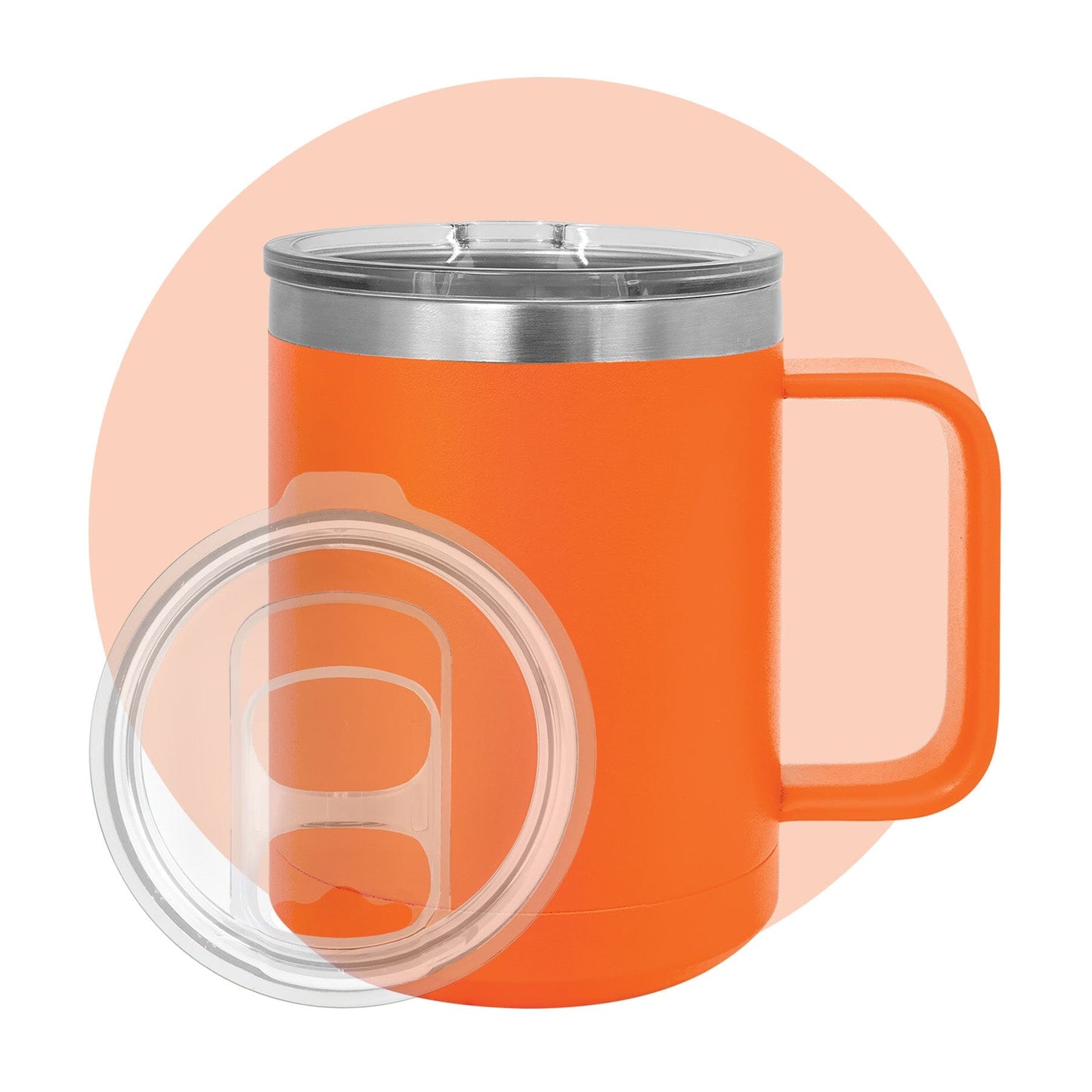 Polar Camel 15 oz. Travel Mug with Slider Lid