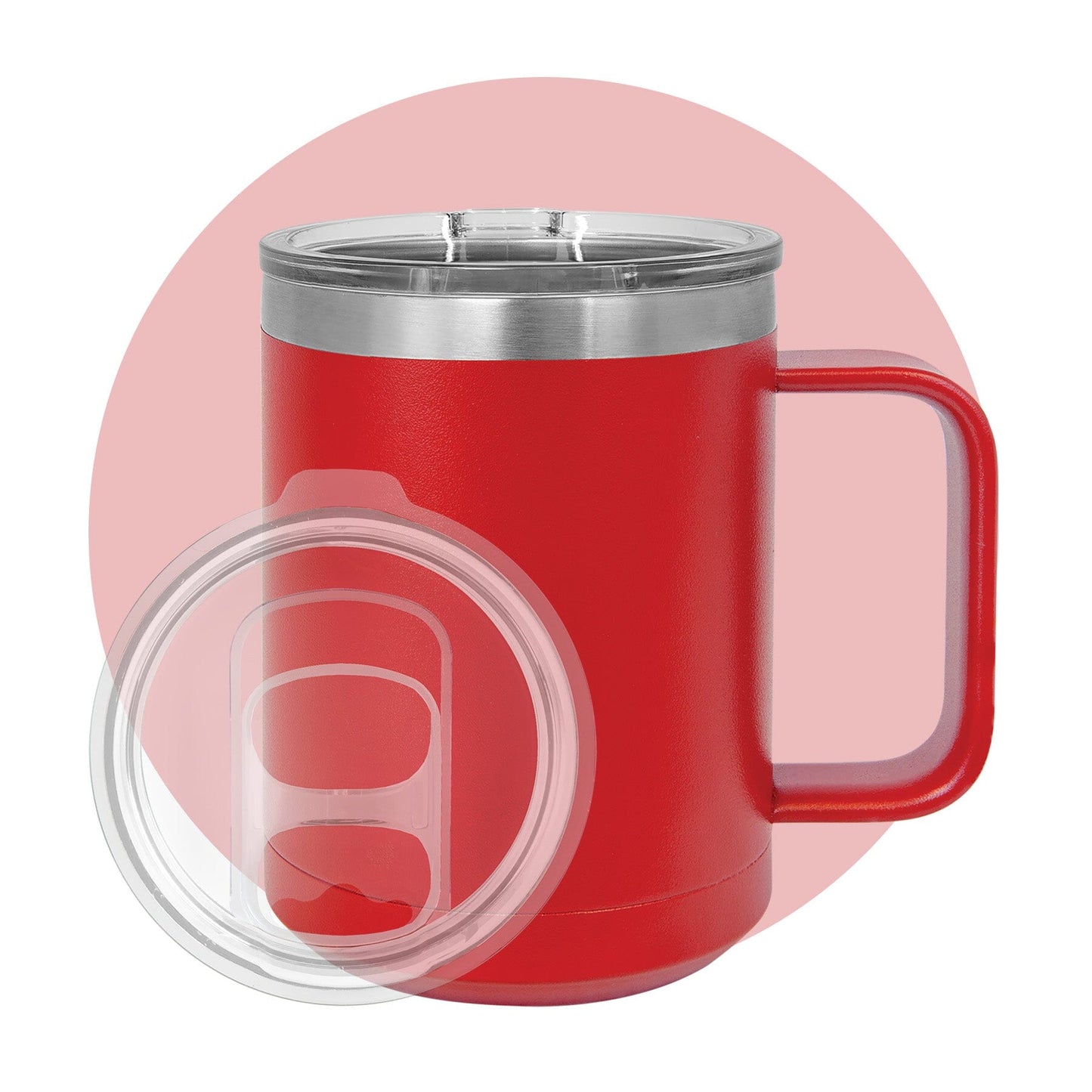 Polar Camel 15 oz. Travel Mug with Slider Lid