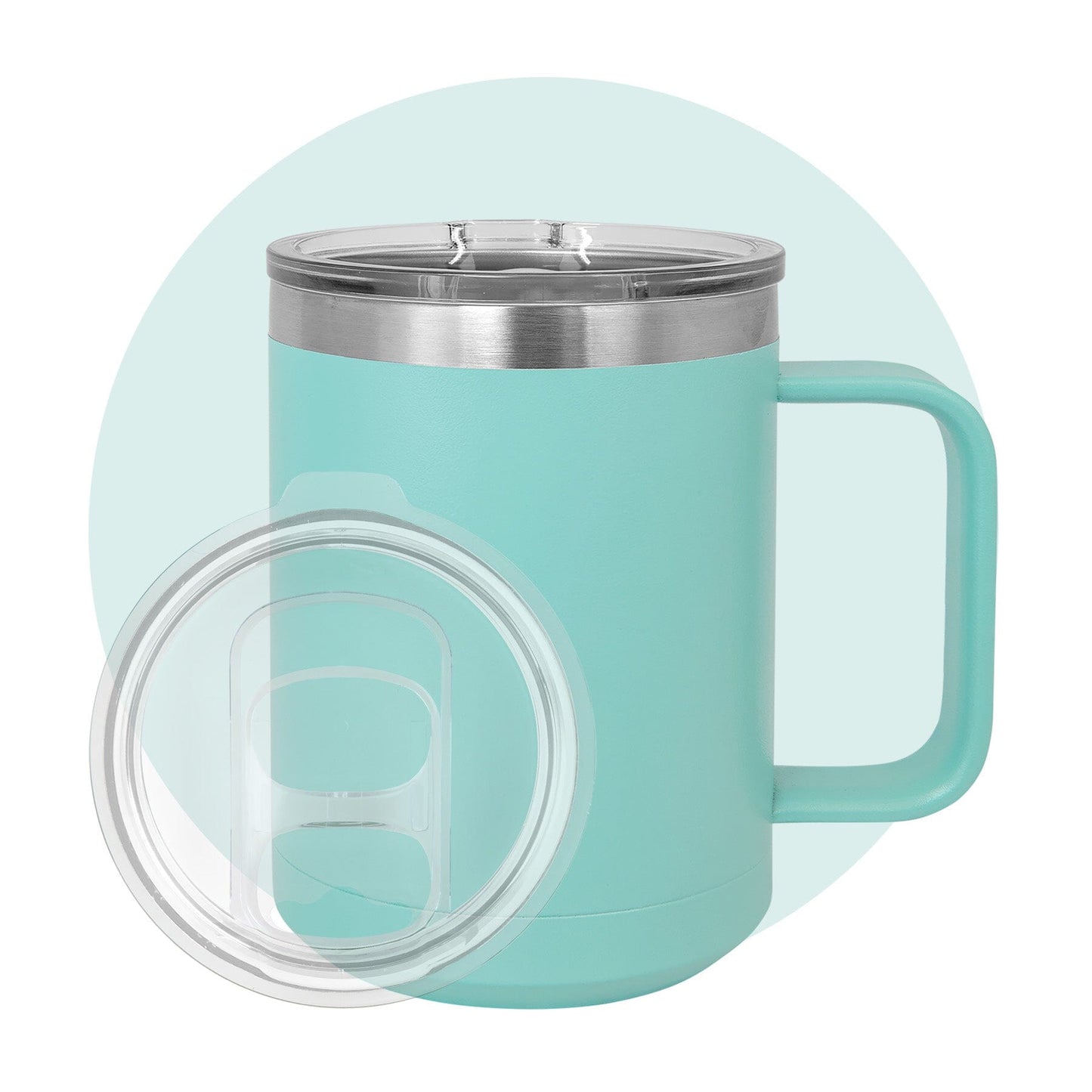 Polar Camel 15 oz. Travel Mug with Slider Lid