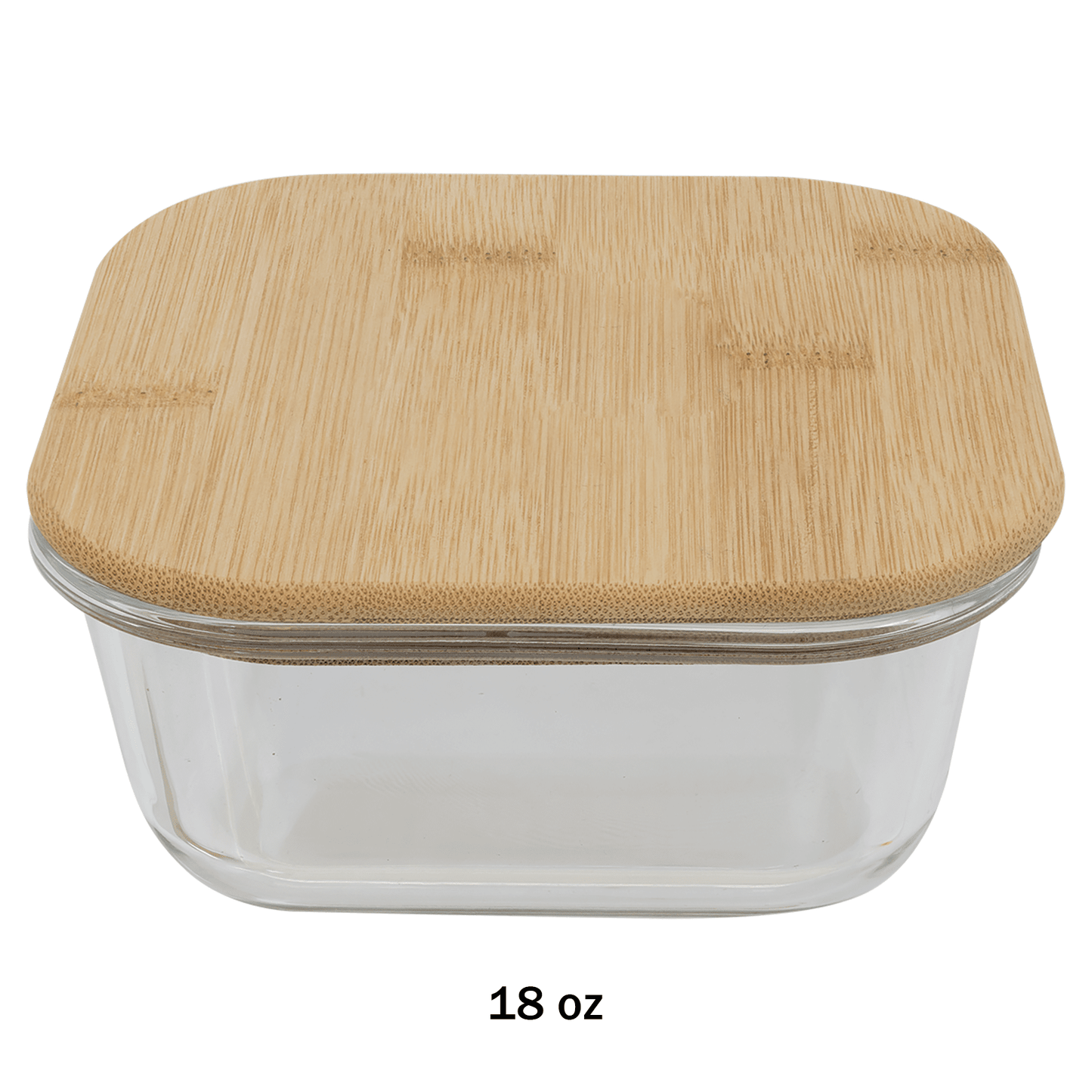 Glass Container with Bamboo Lid