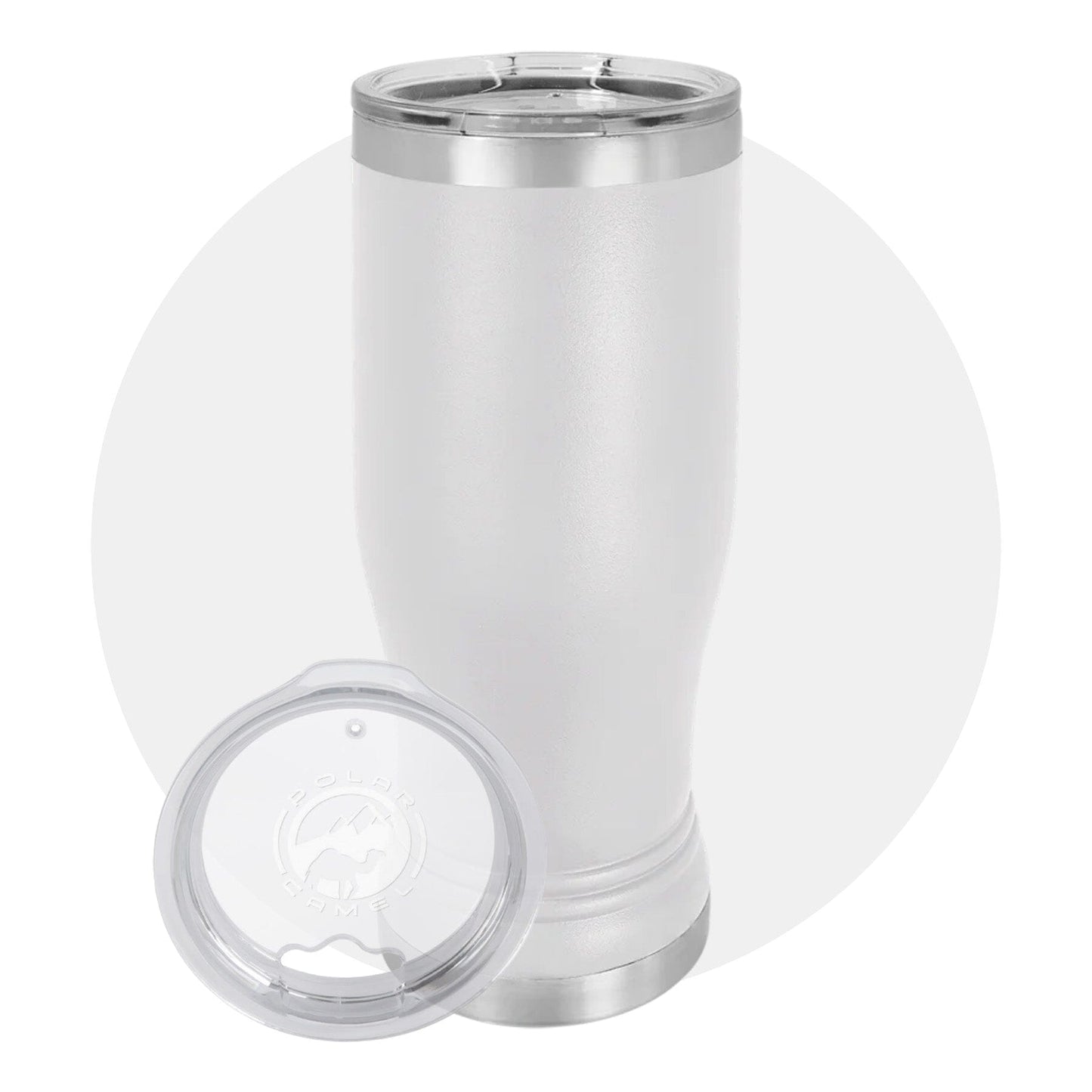 Polar Camel 20 oz. Pilsner with Clear Lid
