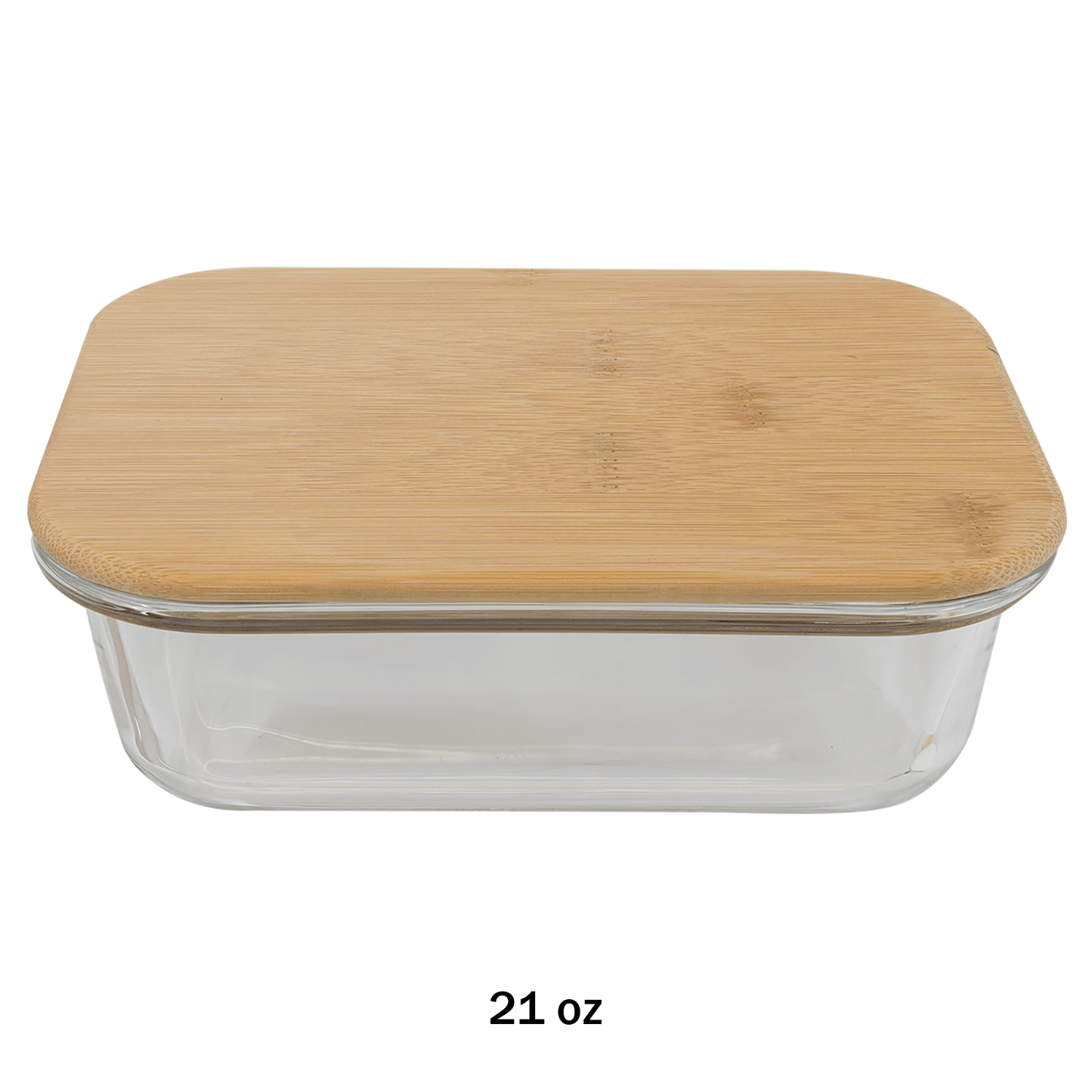 Glass Container with Bamboo Lid