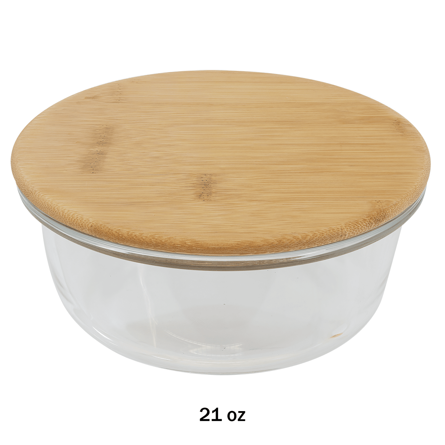 Glass Container with Bamboo Lid