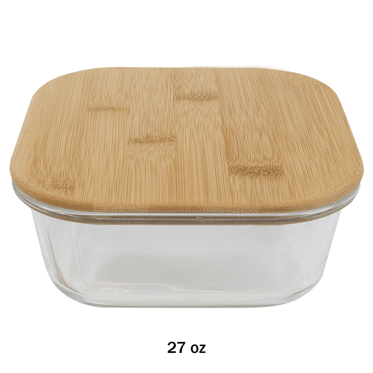 Glass Container with Bamboo Lid