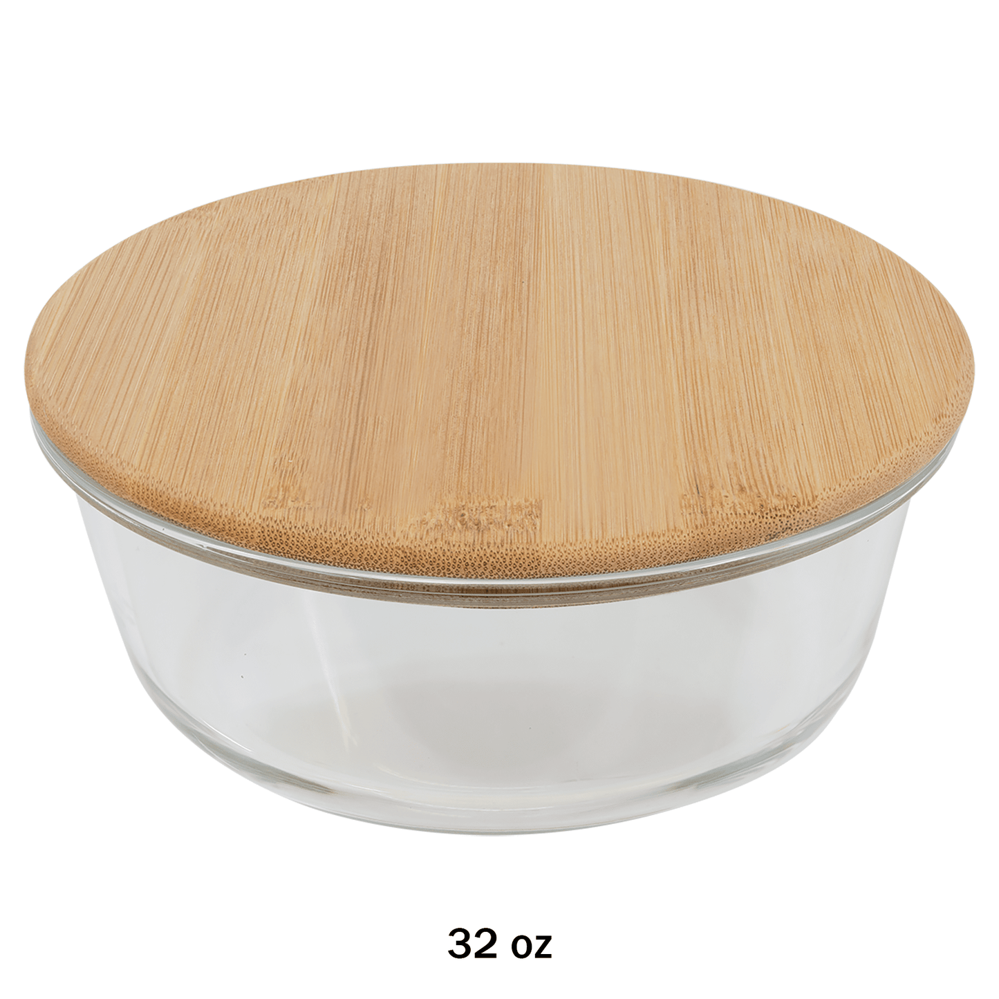 Glass Container with Bamboo Lid