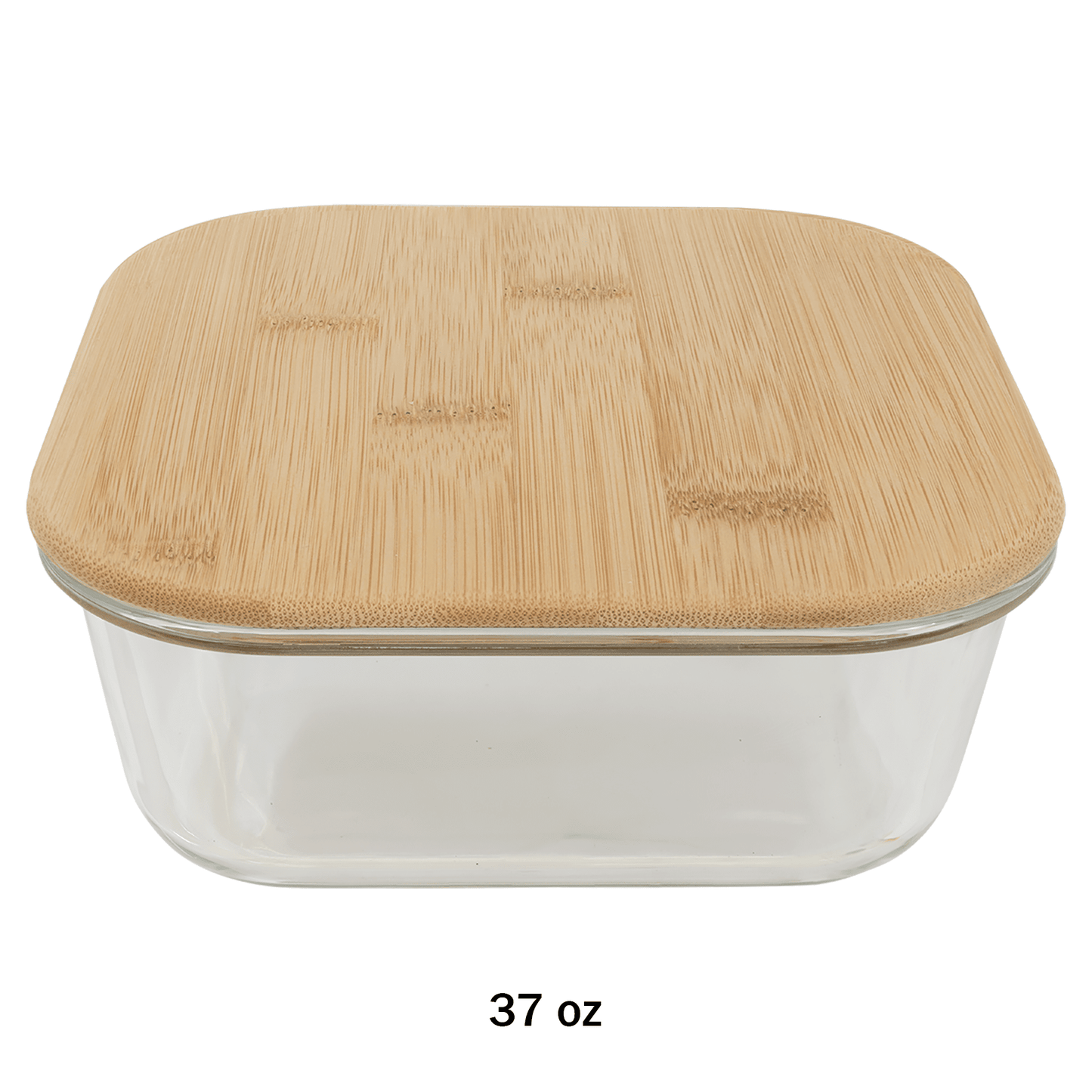 Glass Container with Bamboo Lid