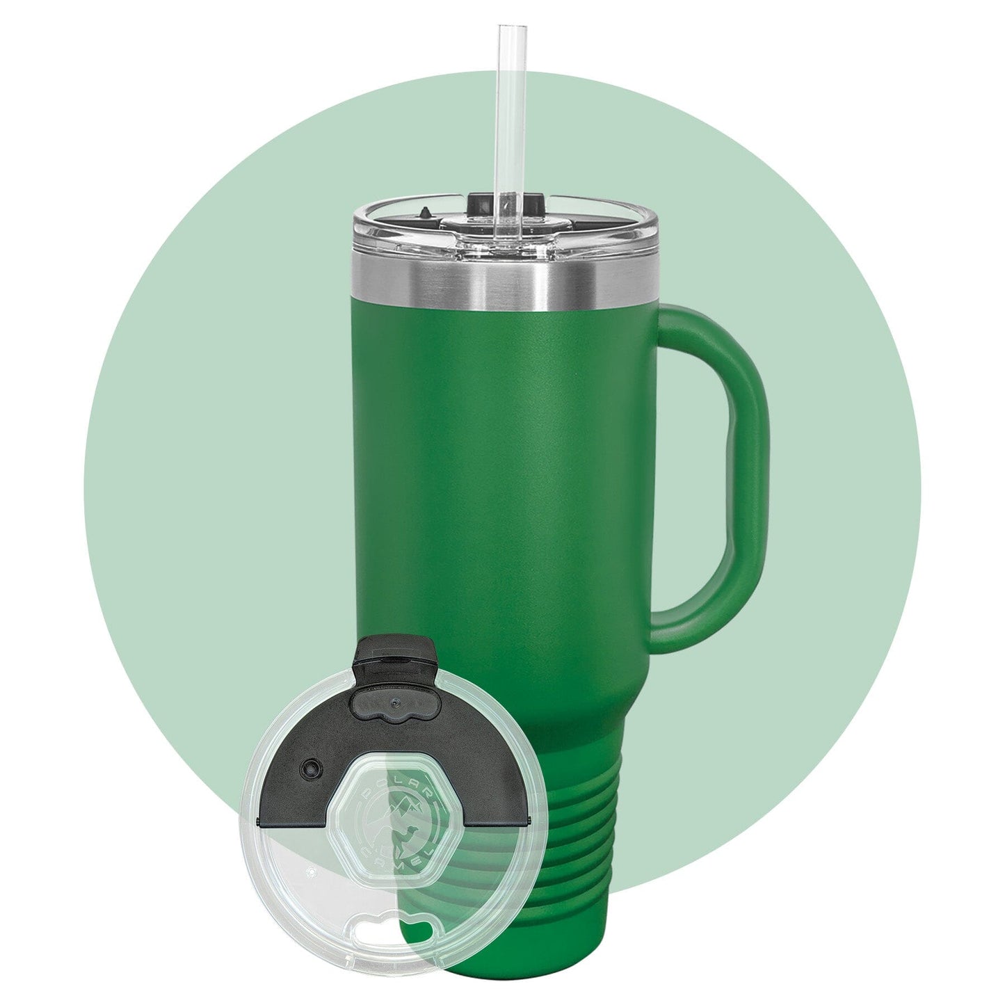 Polar Camel 40 oz. Travel Mug with Snap Lid