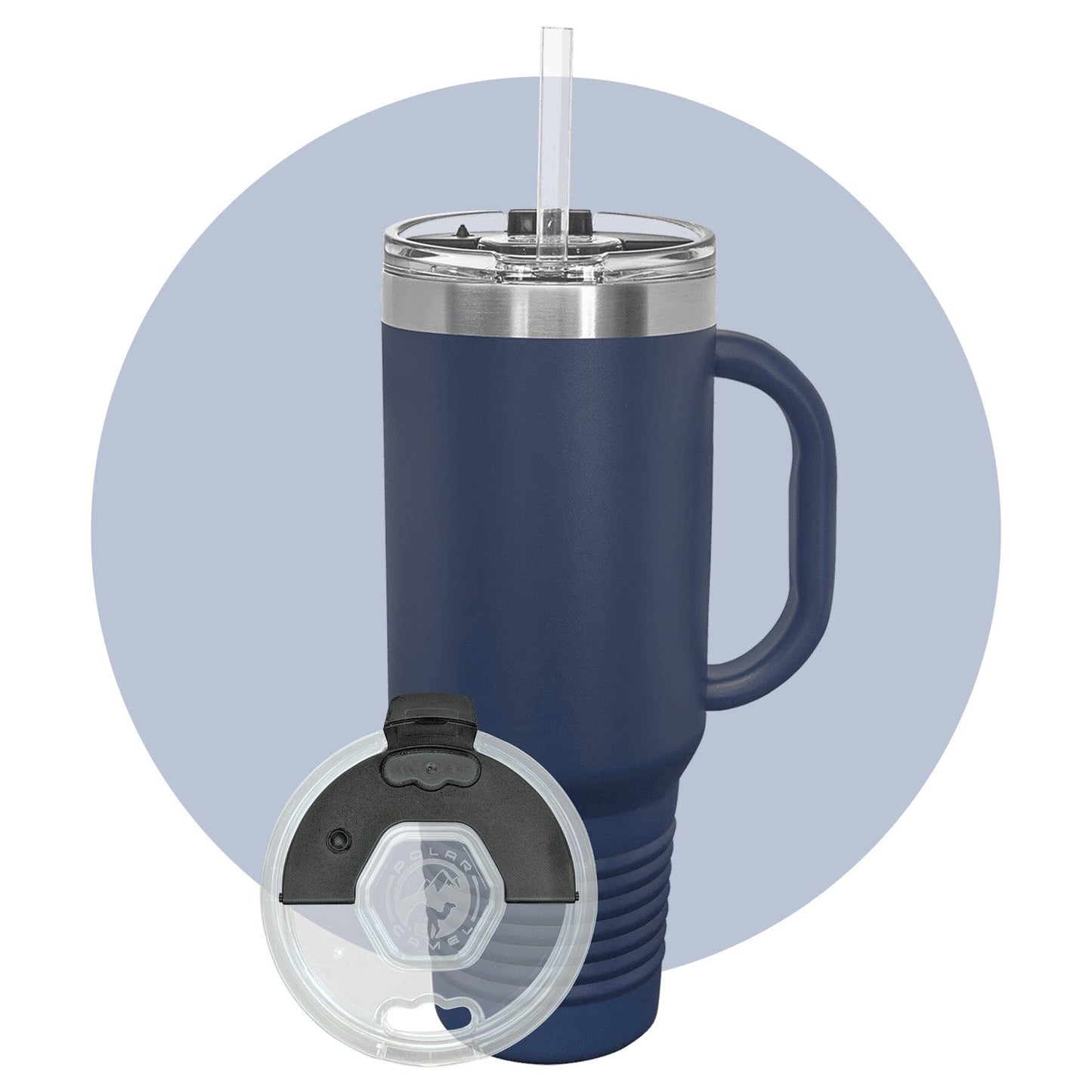 Polar Camel 40 oz. Travel Mug with Snap Lid