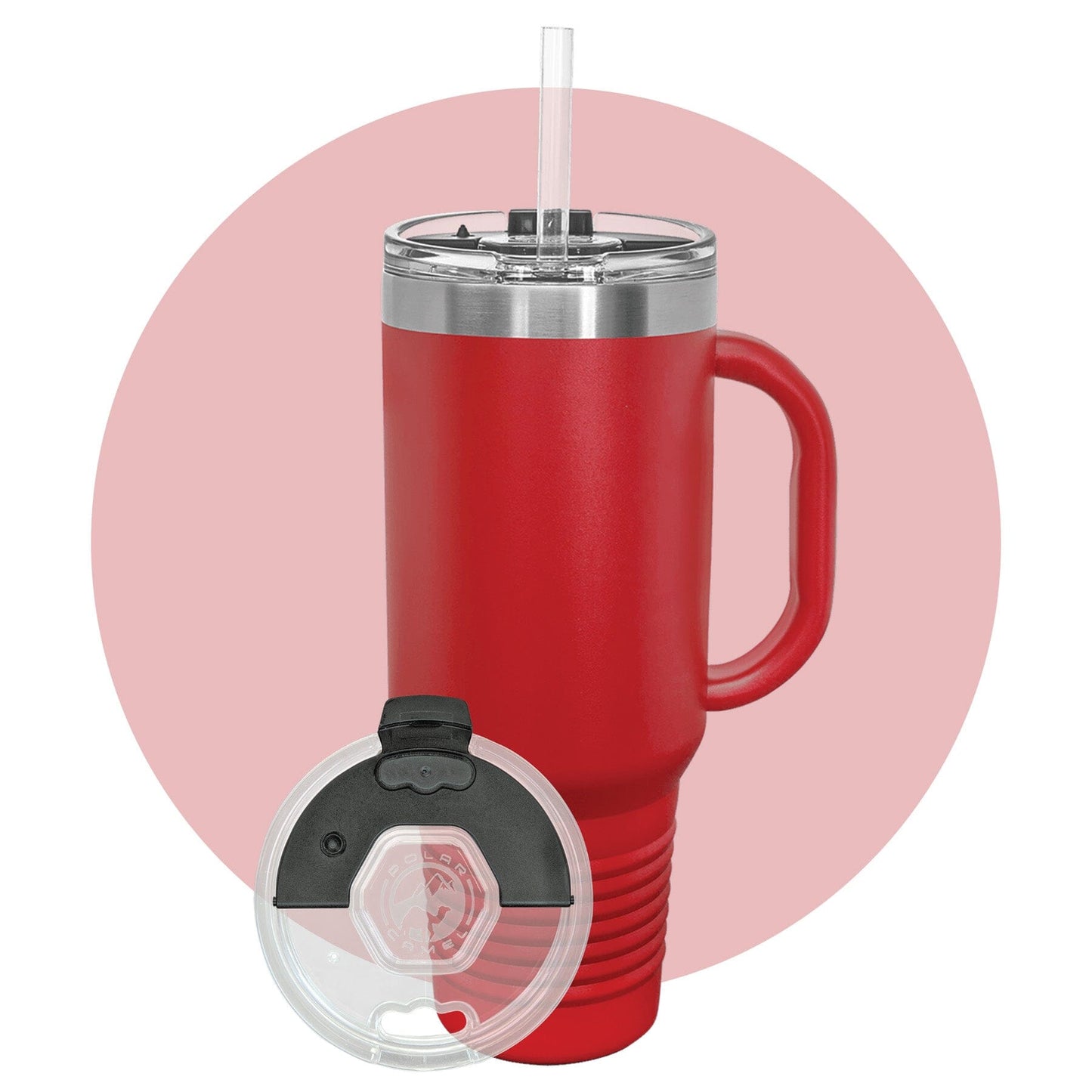 Polar Camel 40 oz. Travel Mug with Snap Lid