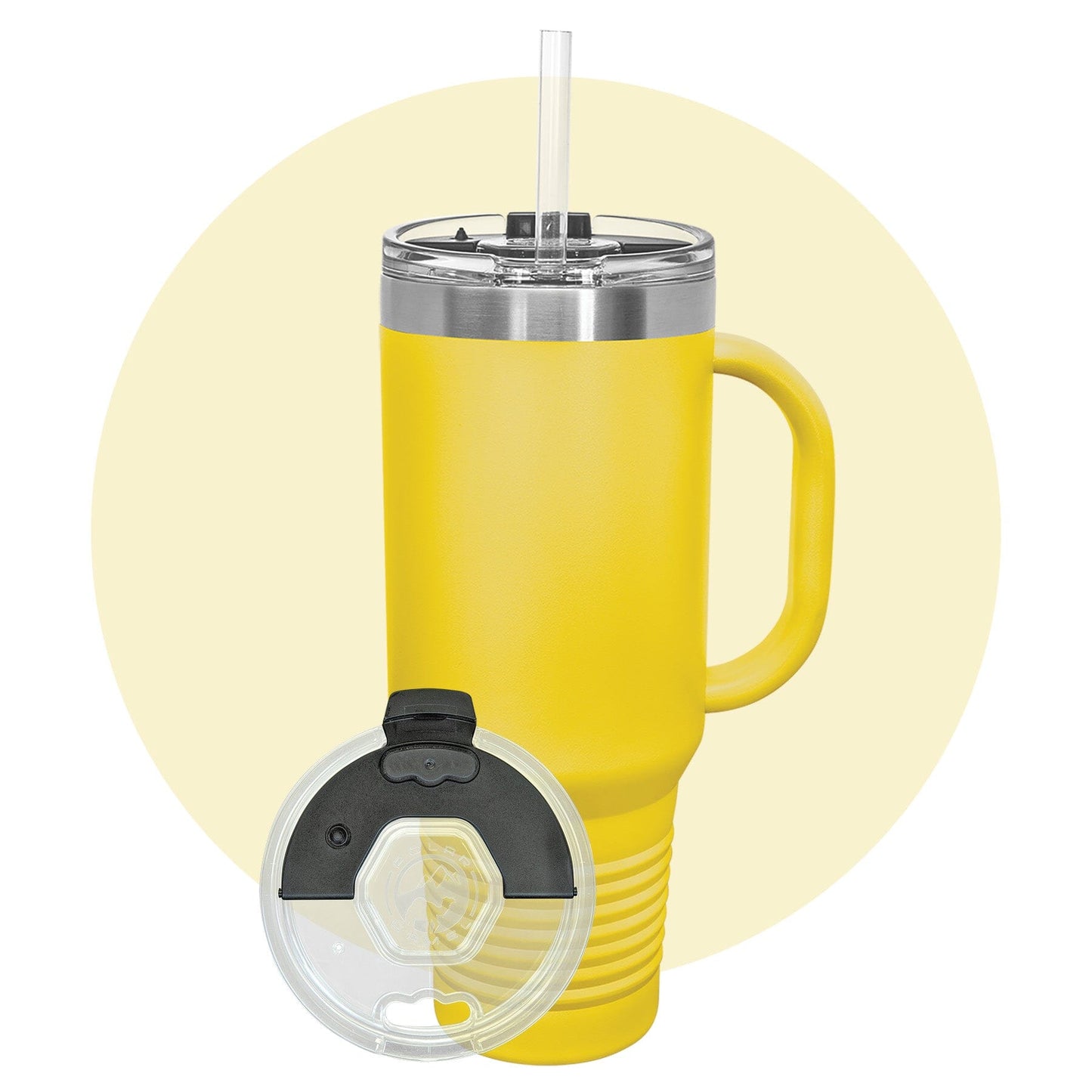 Polar Camel 40 oz. Travel Mug with Snap Lid