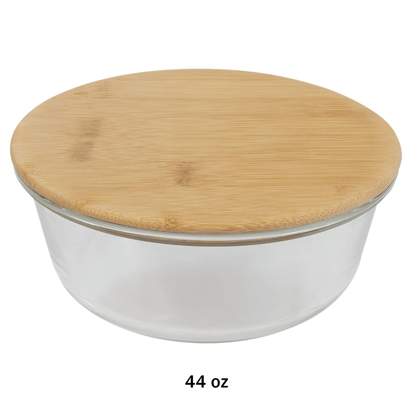 Glass Container with Bamboo Lid
