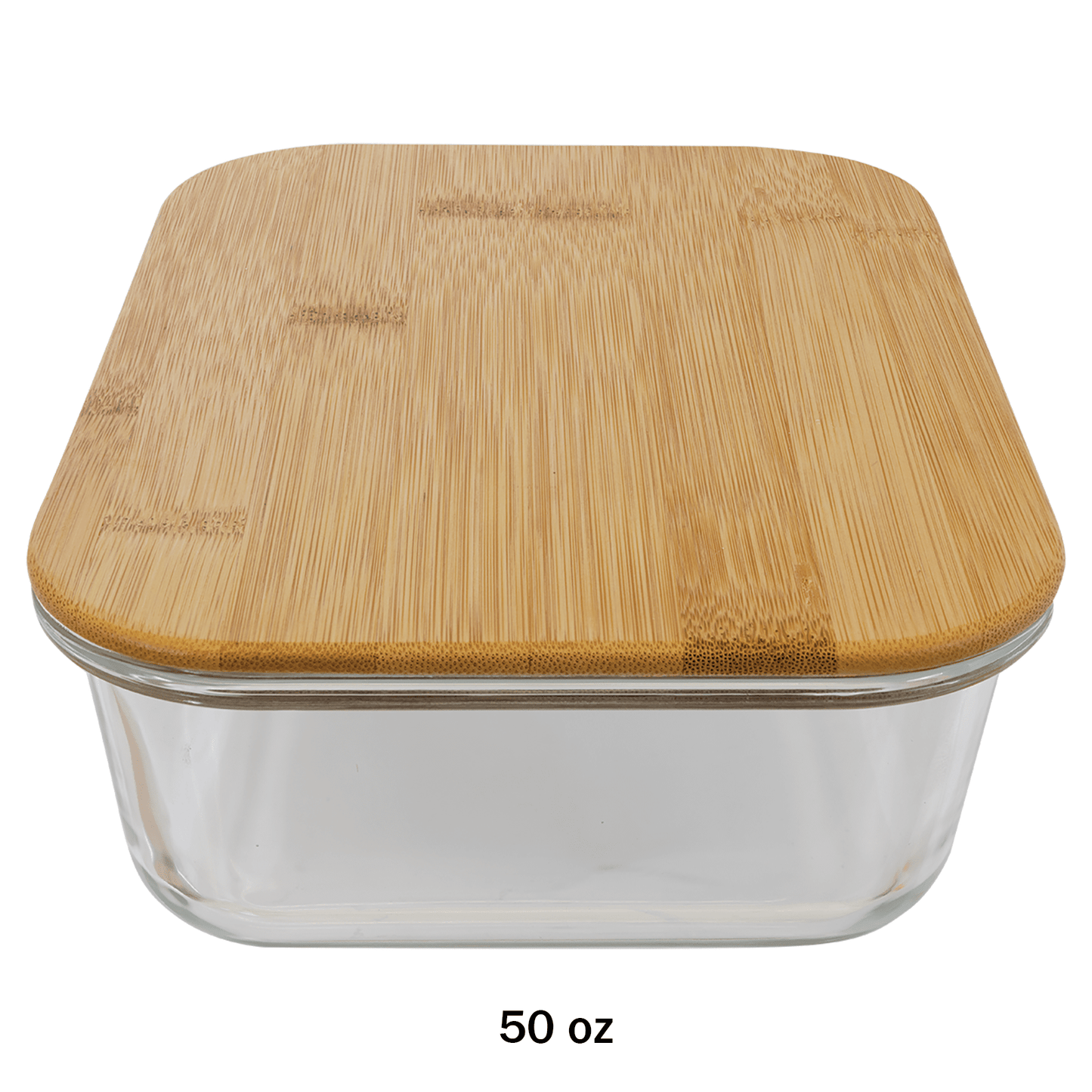 Glass Container with Bamboo Lid