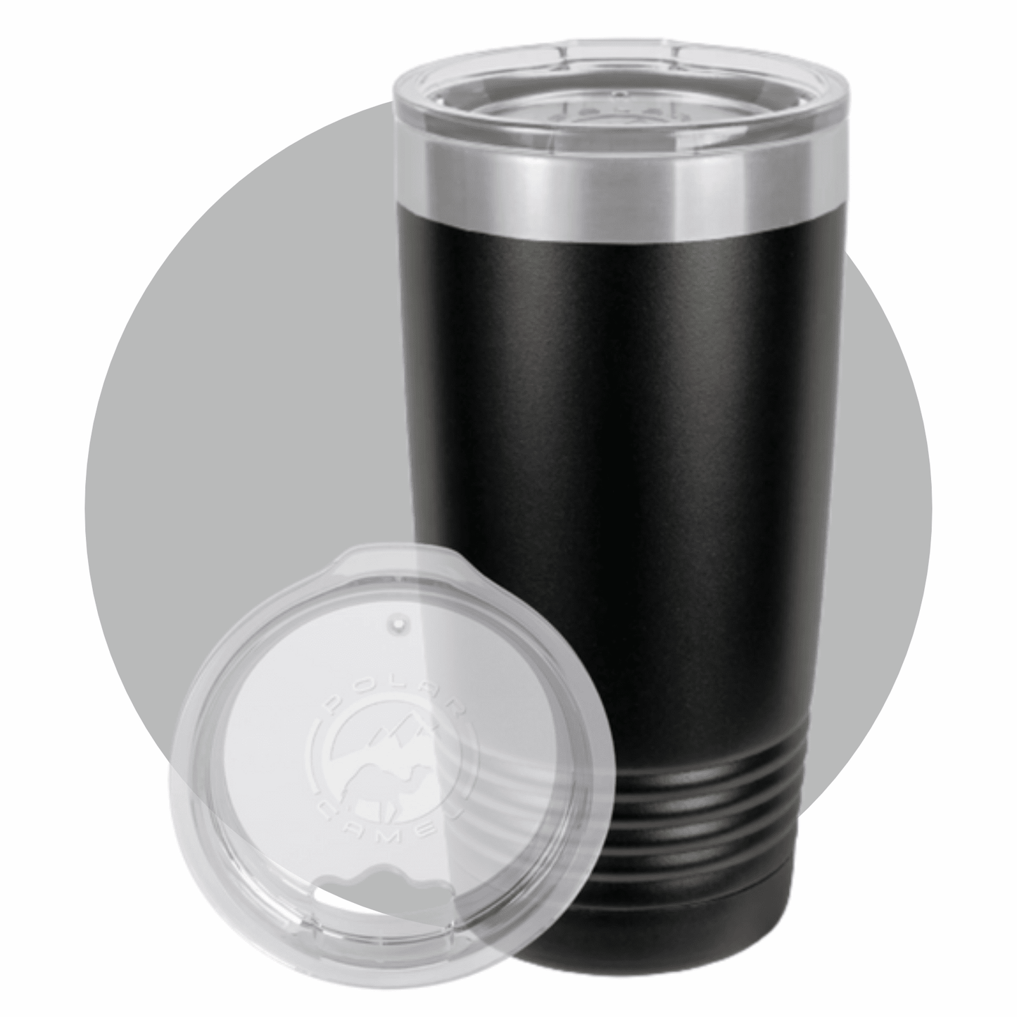 Polar Camel 20 oz. Ringneck Tumbler with Clear Lid
