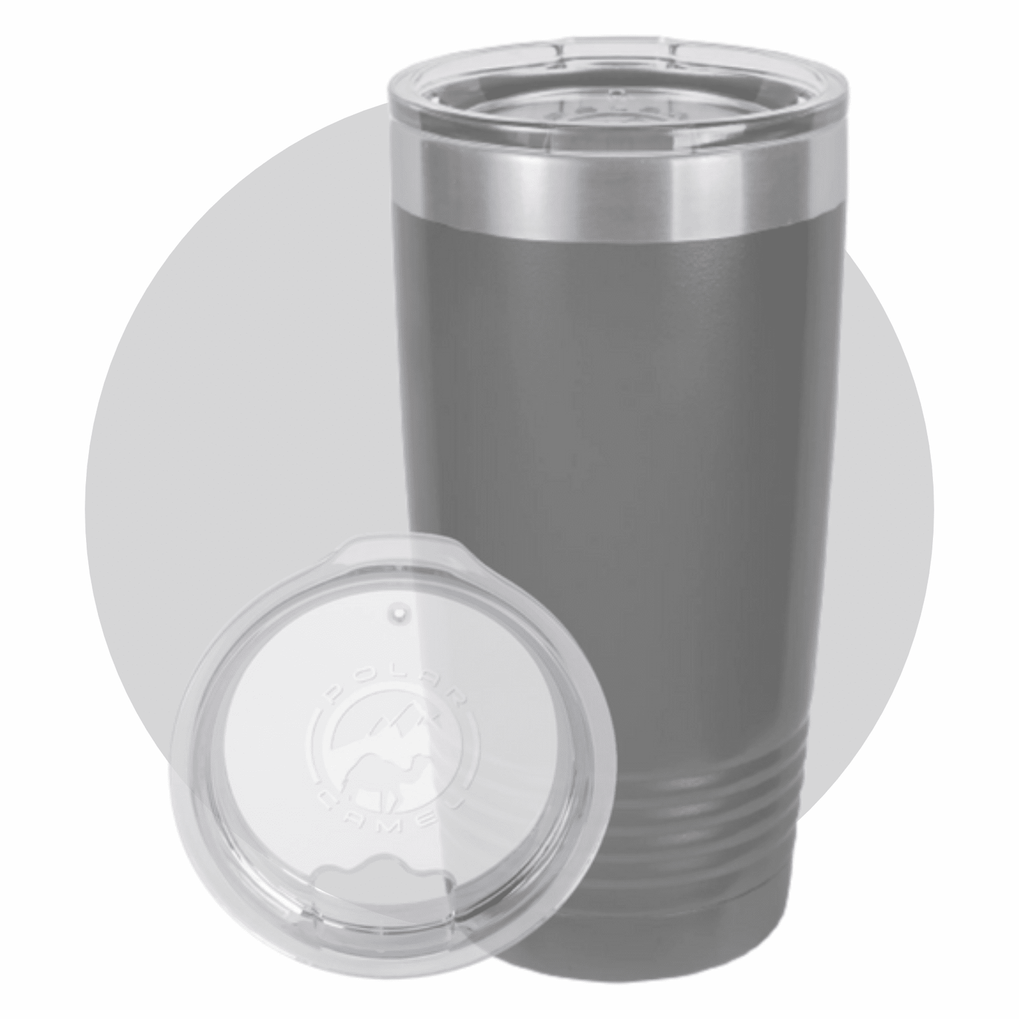 Polar Camel 20 oz. Ringneck Tumbler with Clear Lid