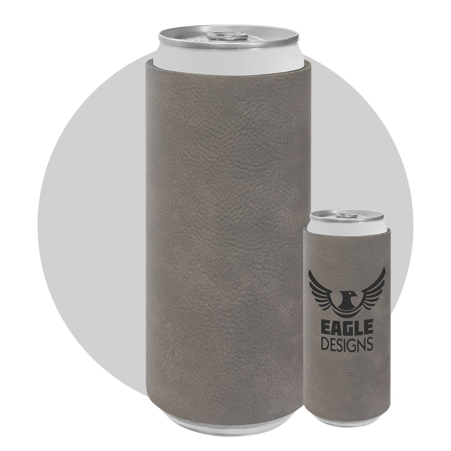 Slim Leatherette Beverage Holder