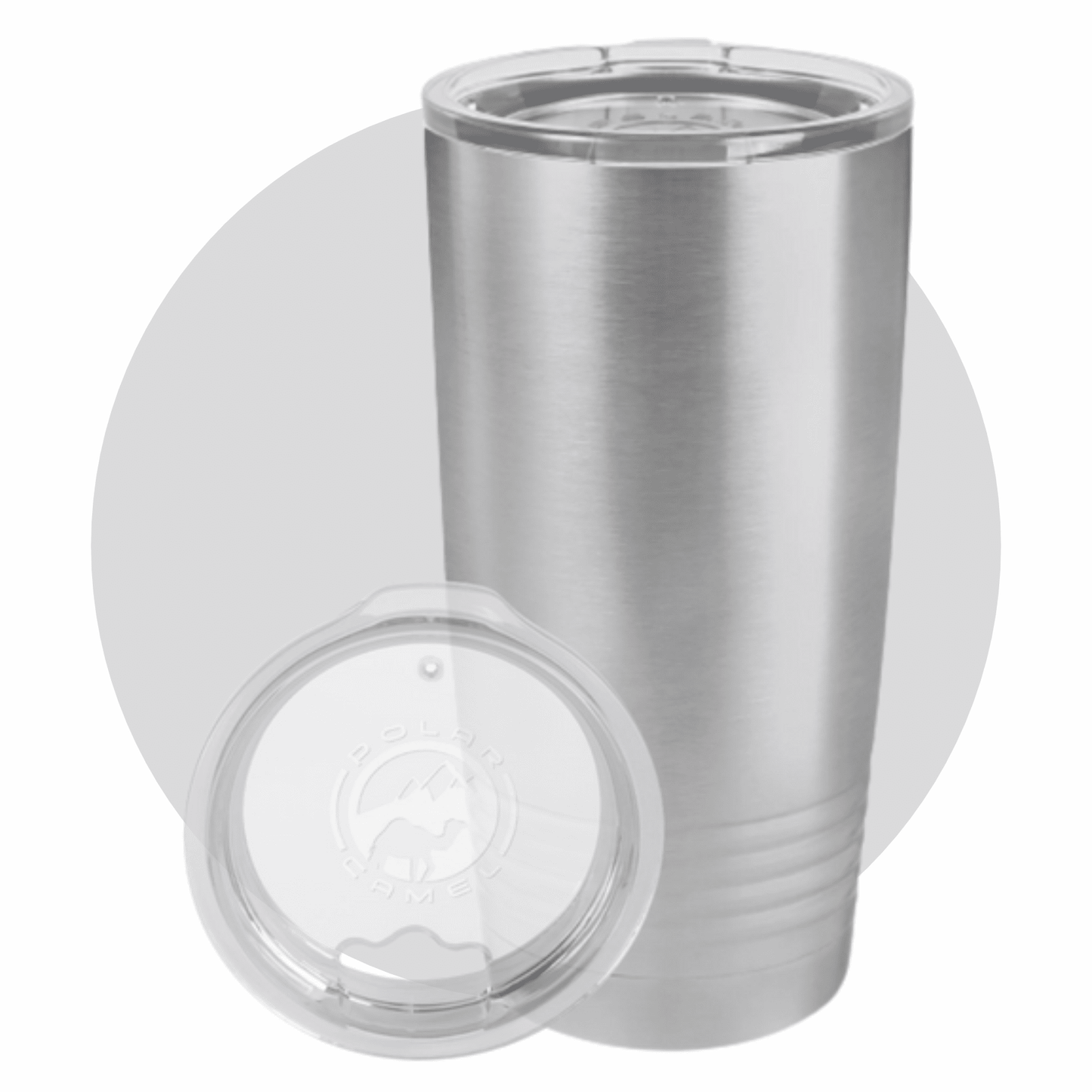 Polar Camel 20 oz. Ringneck Tumbler with Clear Lid