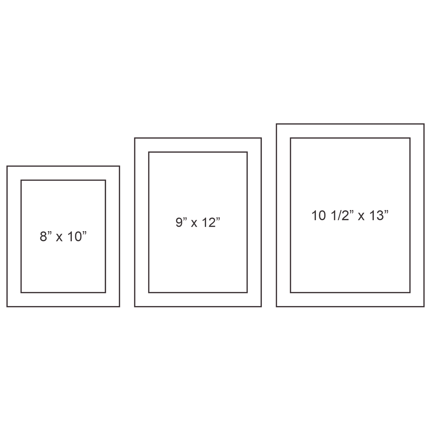 Piano Finish Floating Plaques