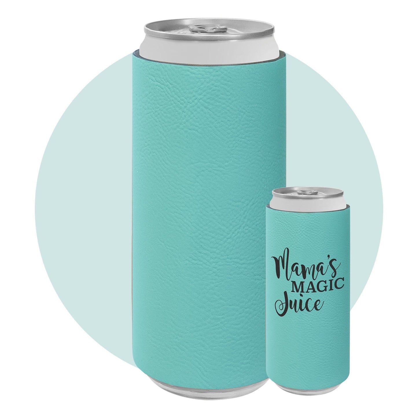 Slim Leatherette Beverage Holder