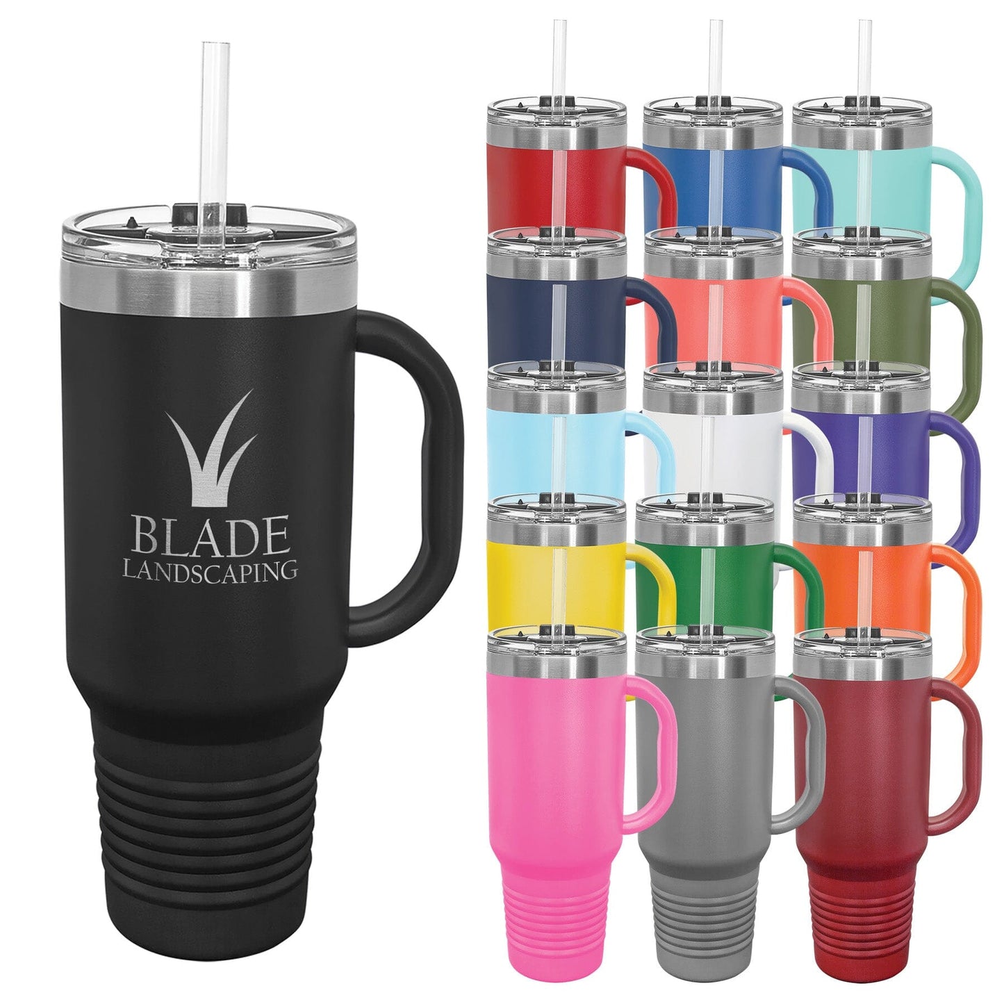 Polar Camel 40 oz. Travel Mug with Snap Lid