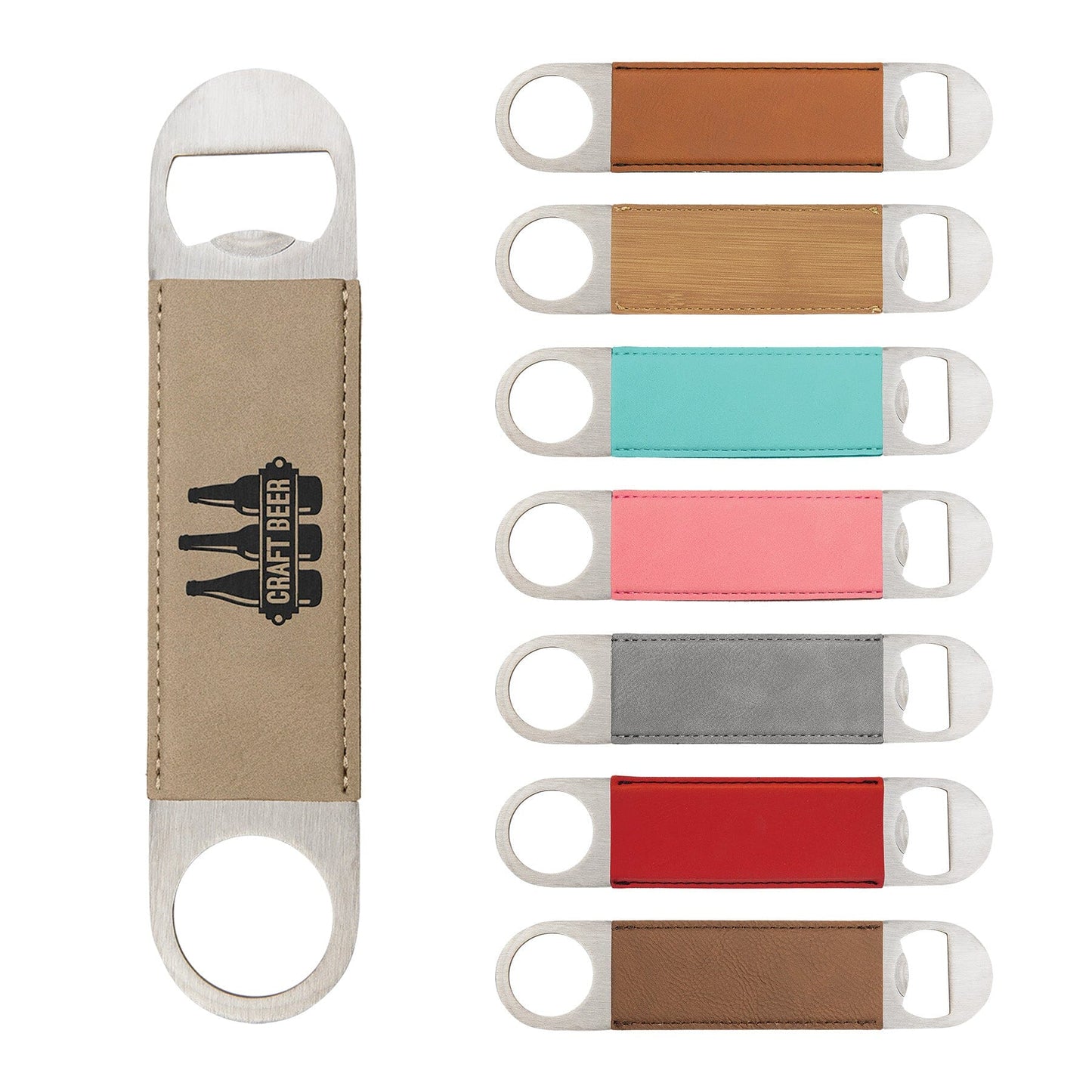 Hanging Leatherette Bottle Opener