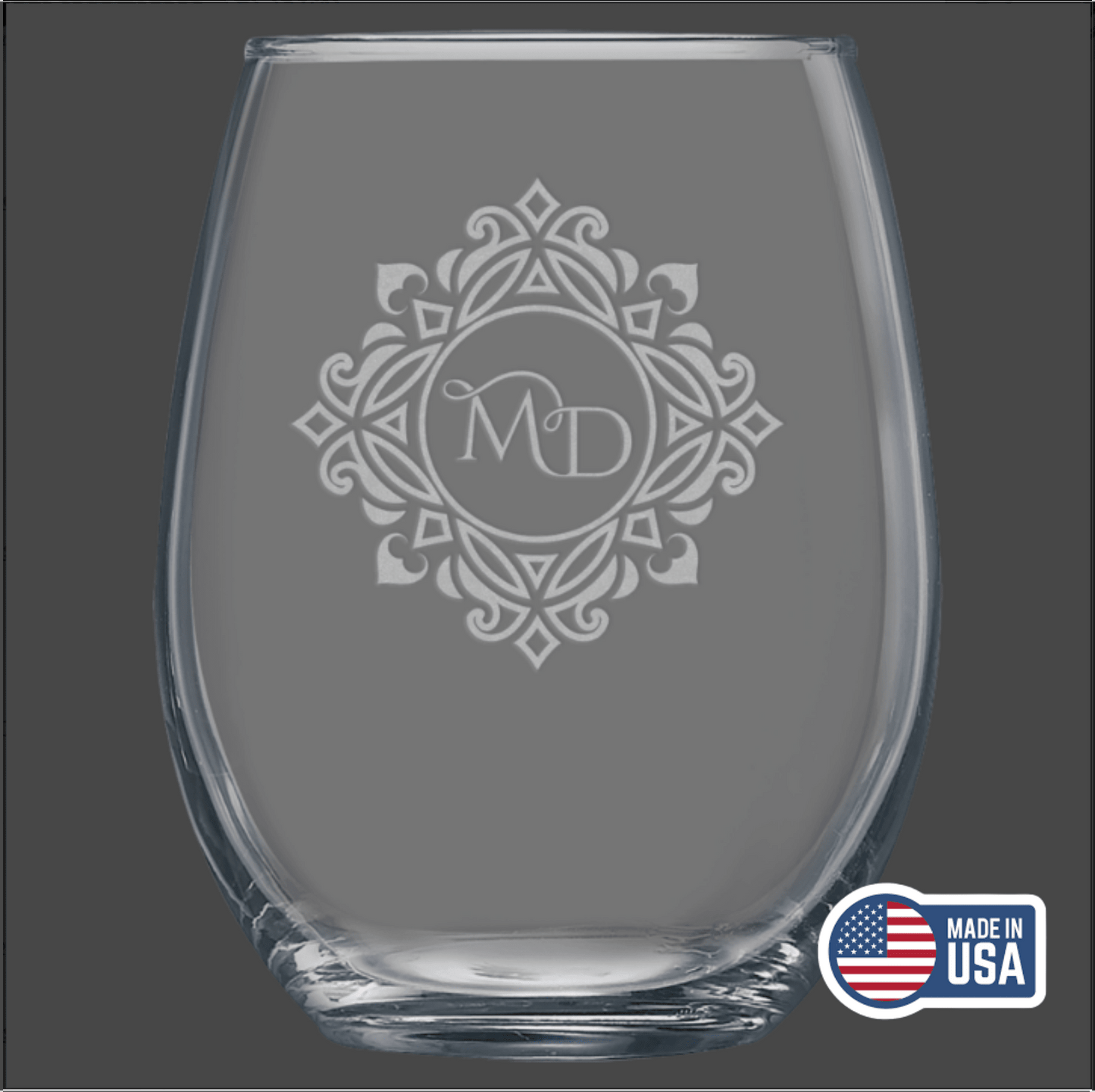 Polar Camel 15 oz. Stemless Wineglass