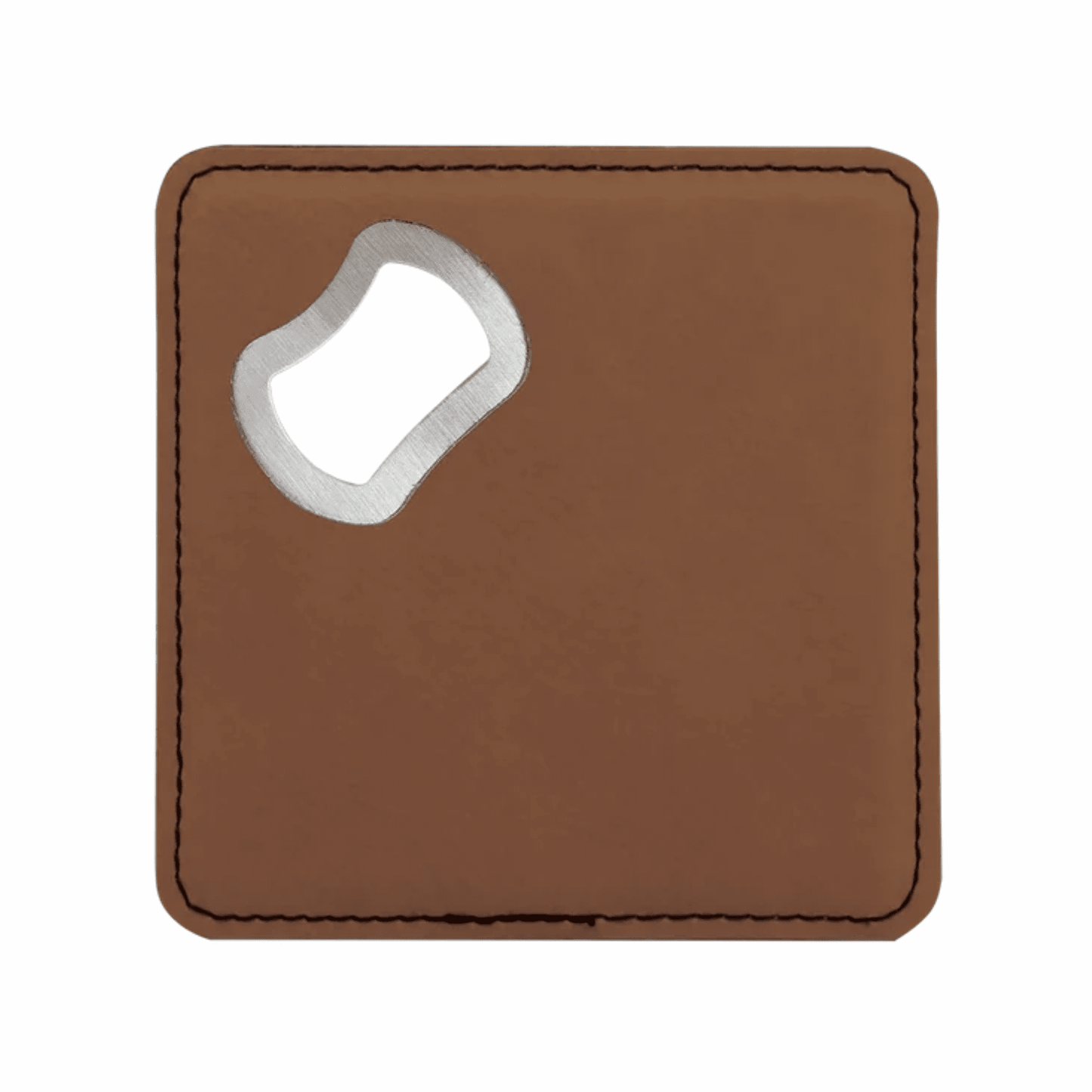 Leatherette Bottle Opener/Coaster