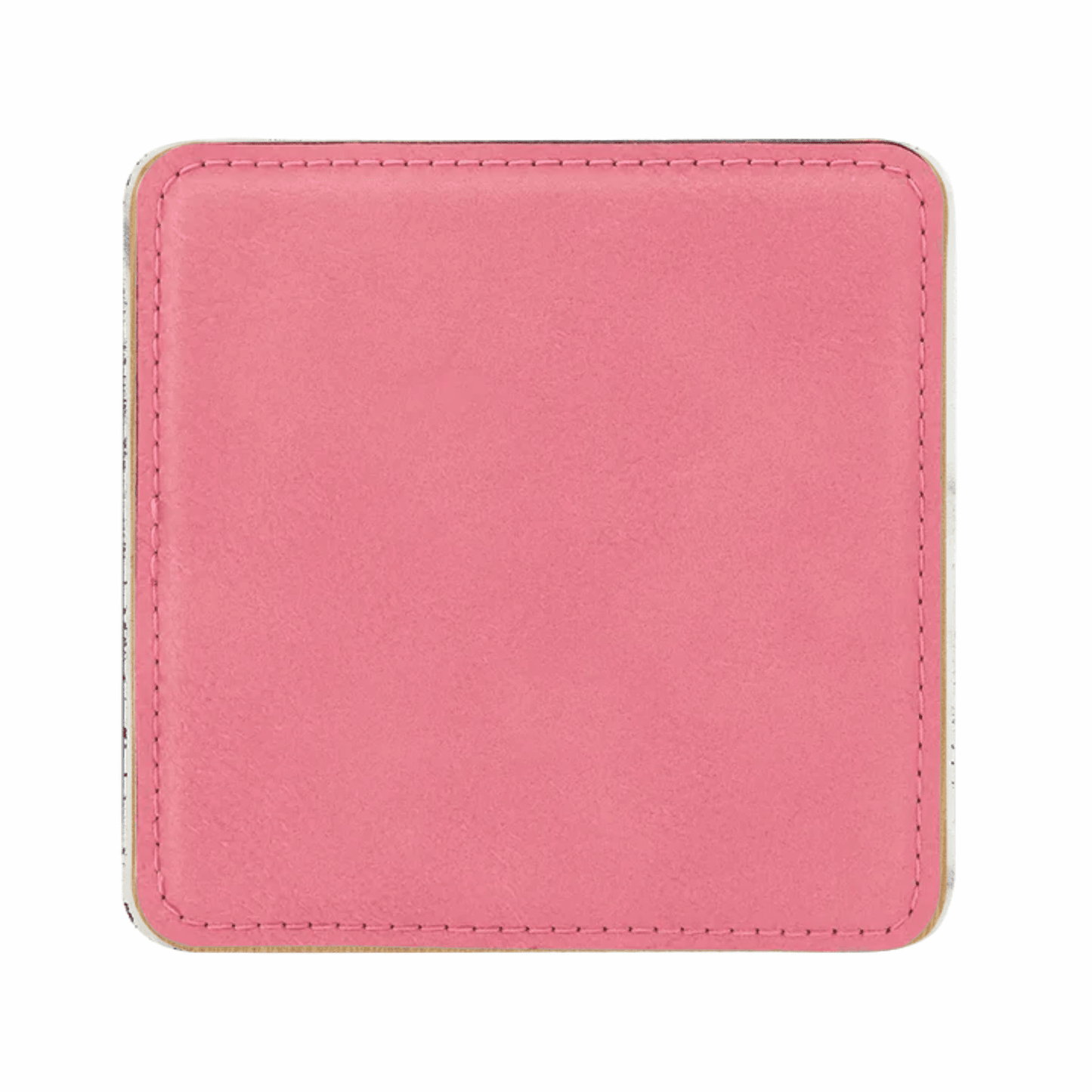 Square Leatherette Coaster Set