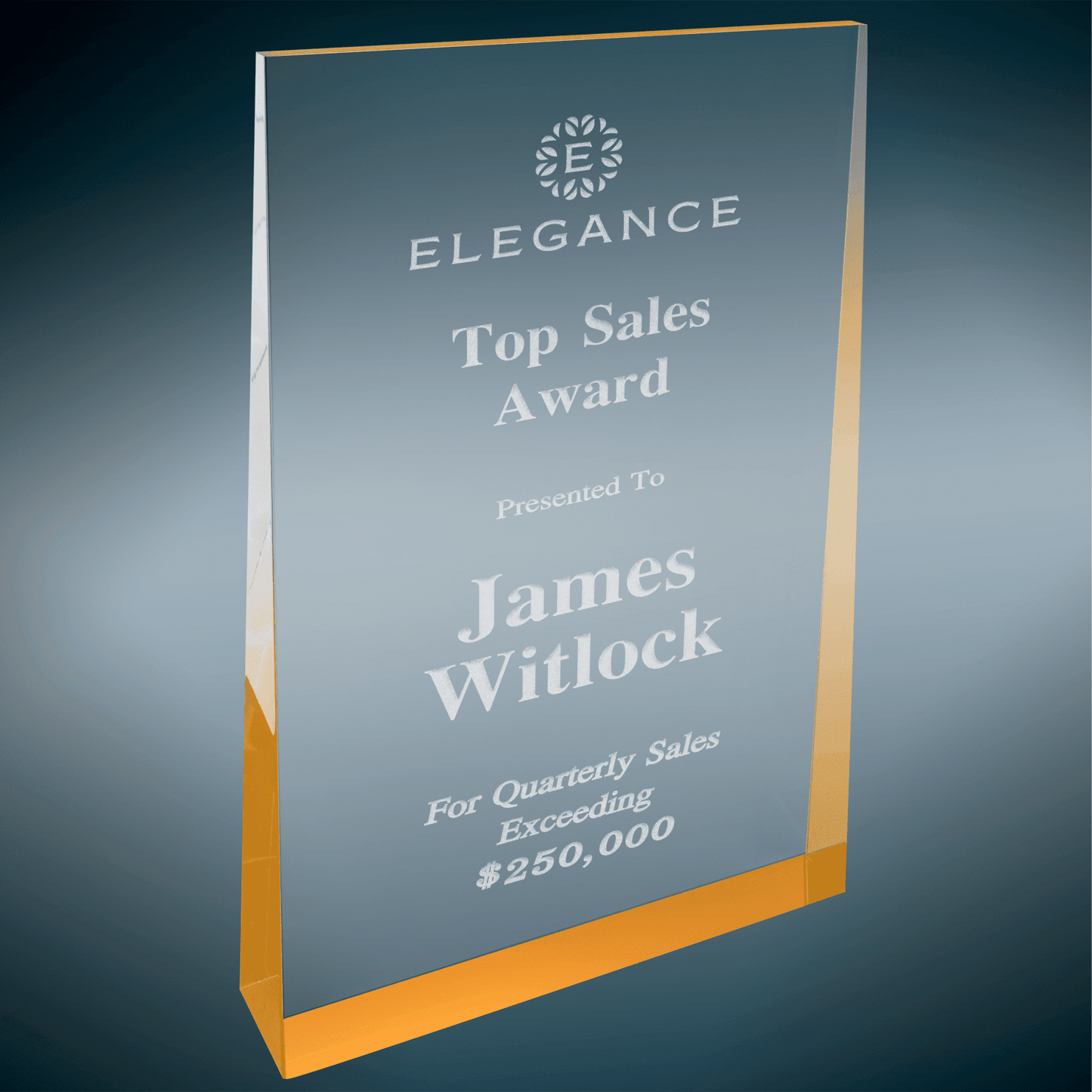 Acrylic Wedge Awards