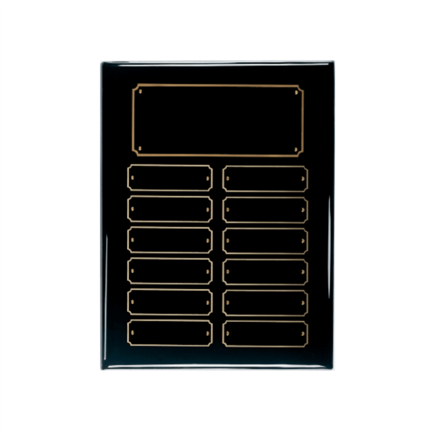 Piano Finish Perpetual Plaque