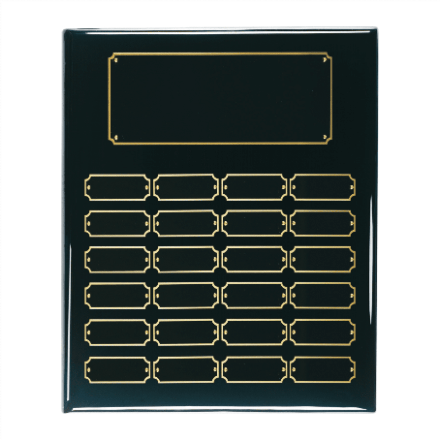 Piano Finish Perpetual Plaque