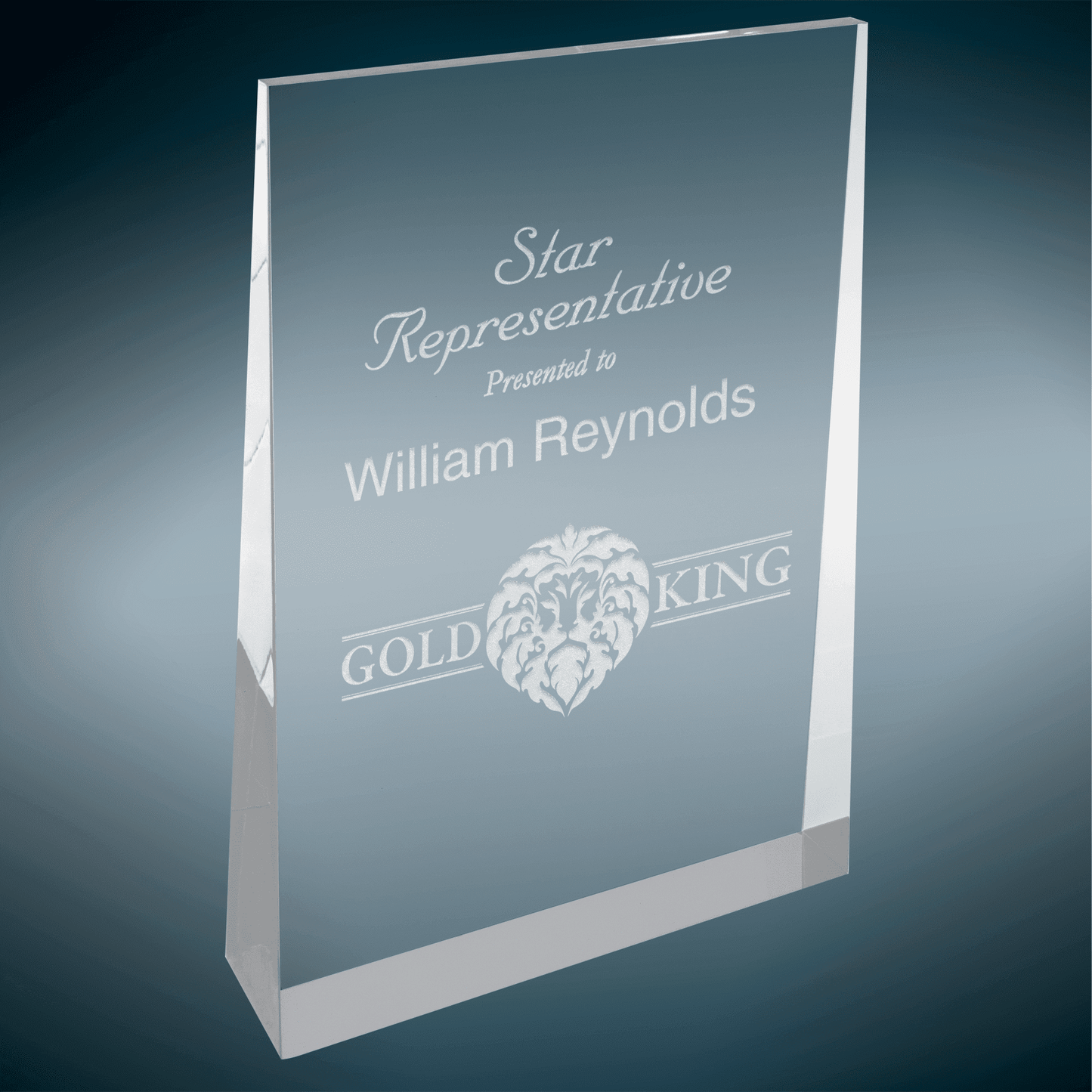Acrylic Wedge Awards