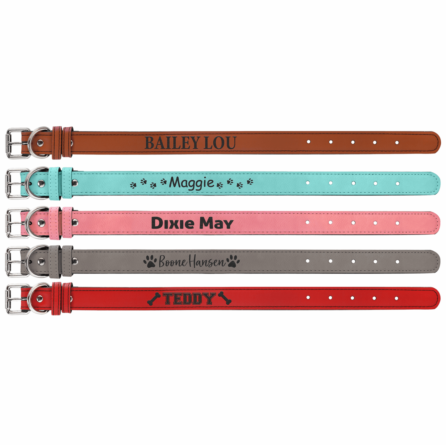 Leatherette Pet Collar