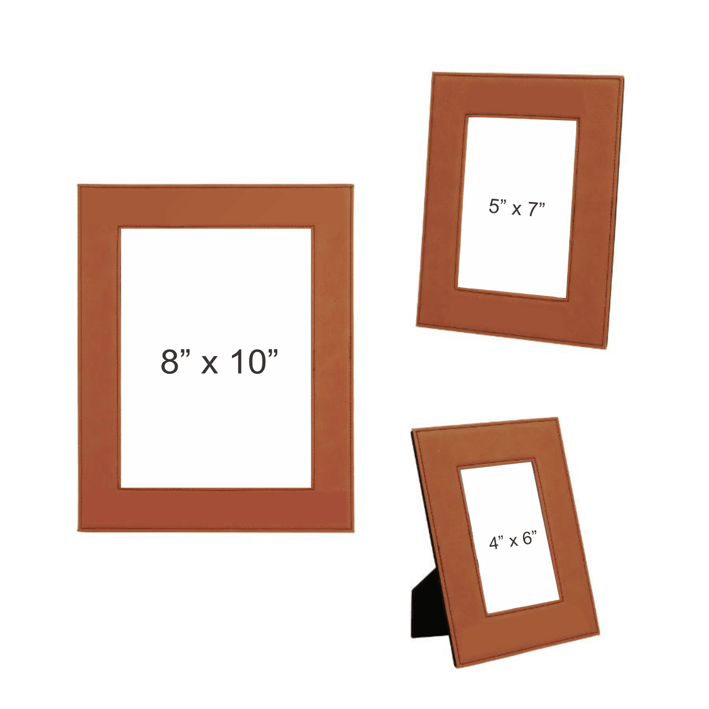 Rawhide Brown Leatherette Frames