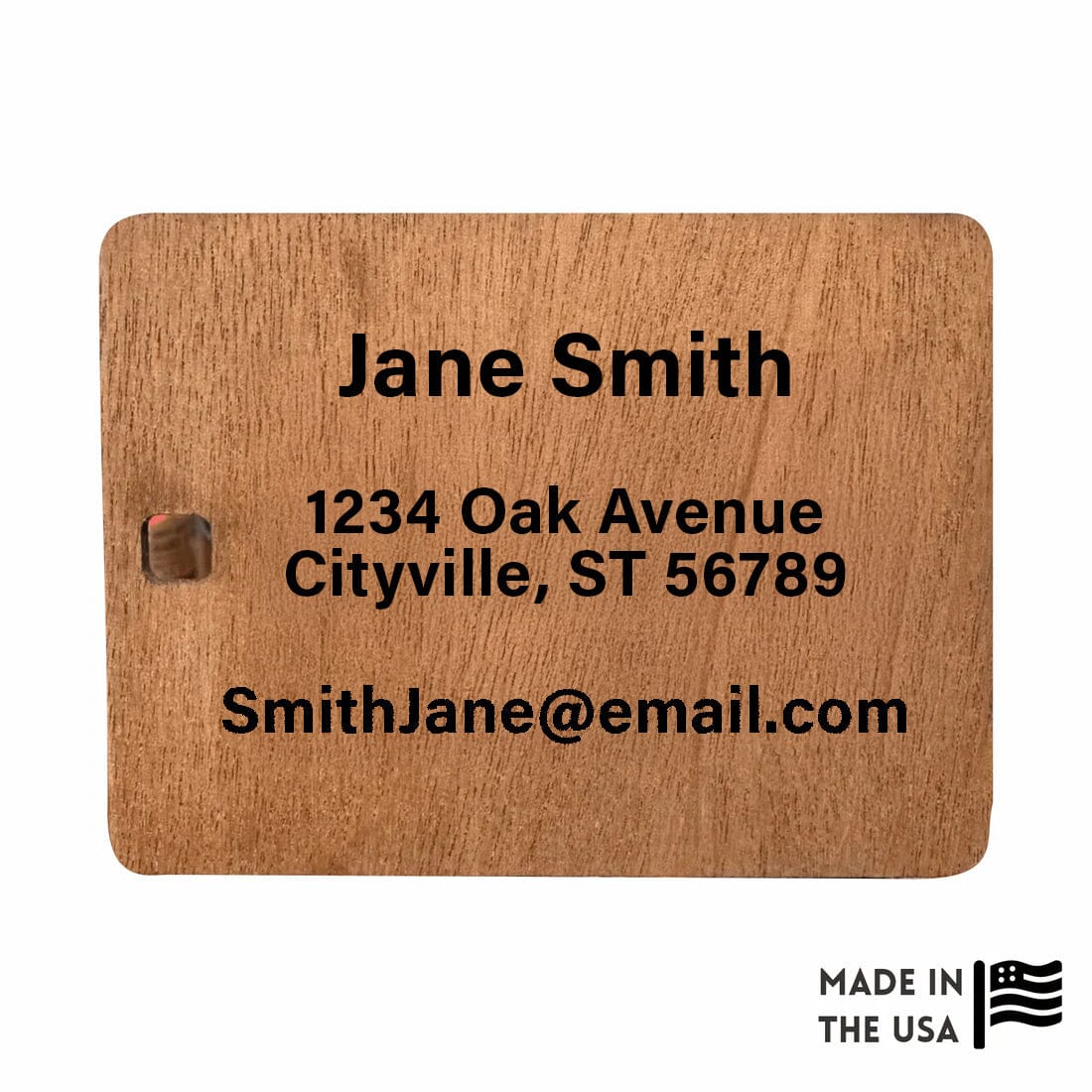 Wood Bag Tags