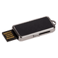 Black Flash Drive with Keychain