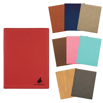 Leatherette Portfolio with Notepad