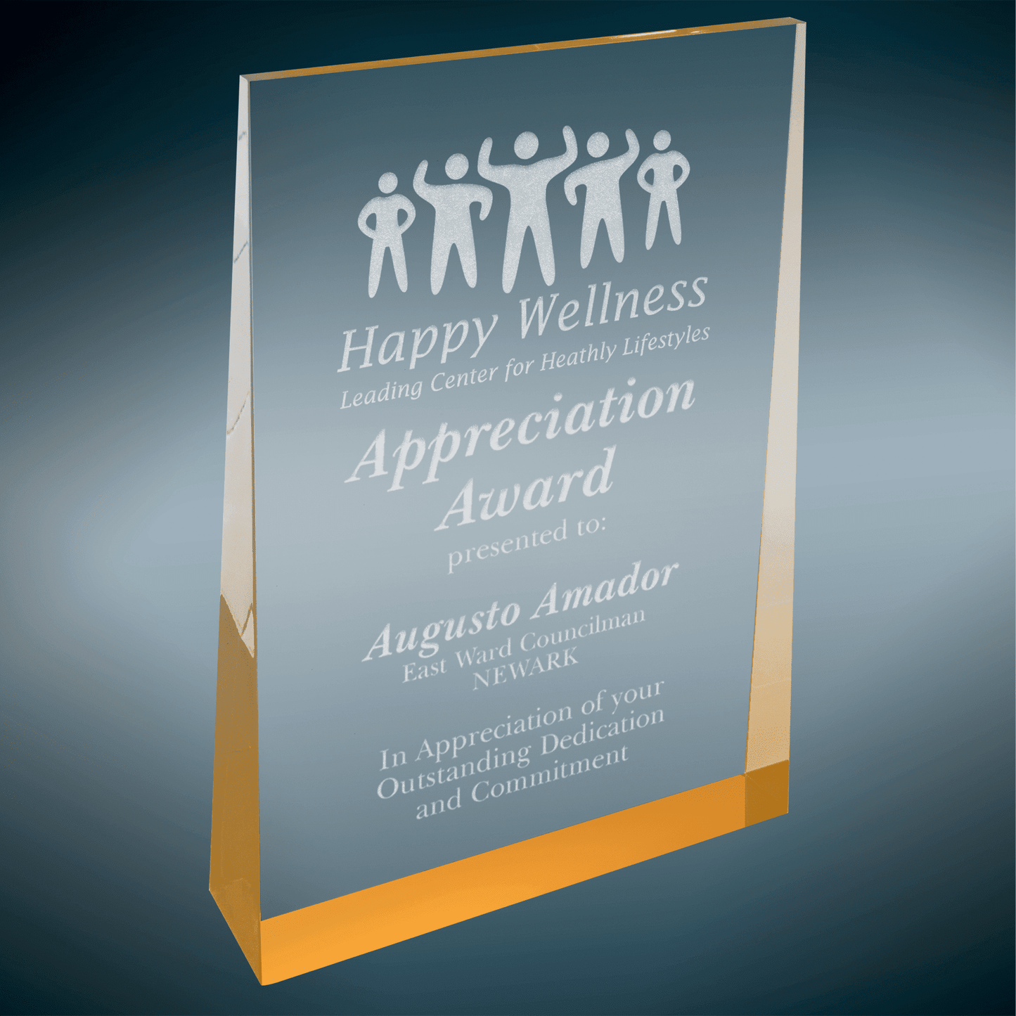 Acrylic Wedge Awards