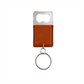 Rectangle Leatherette Bottle Opener Keychain