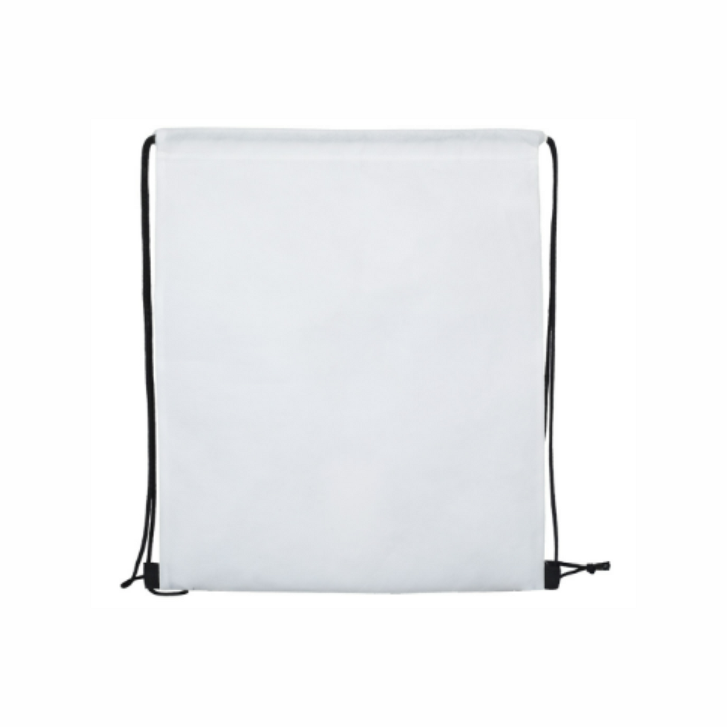 White/Black Drawstring Bag