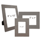 Gray Leatherette Frames